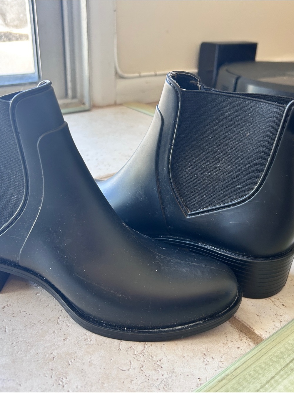 kate spade Black Stud-Accent Chelsea Ankle Boots - Picture 5 of 5